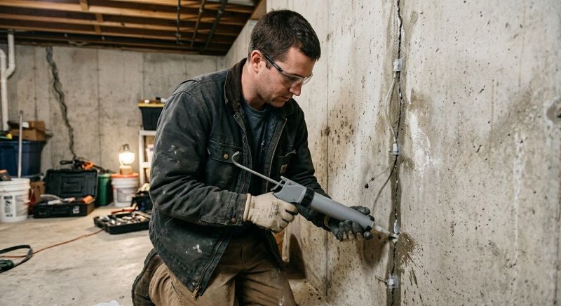 Basement Crack Repair in Lafayette, CO