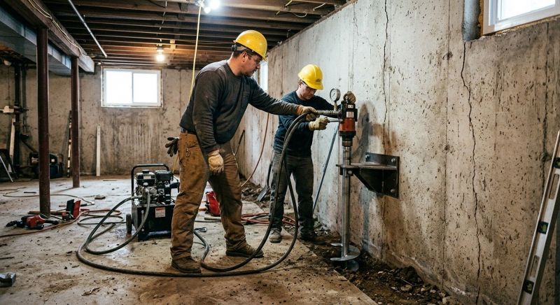 Basement Stabilization in Lafayette, CO