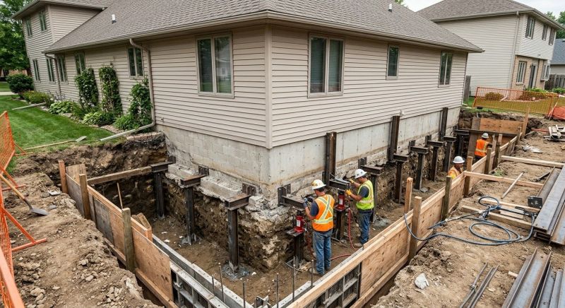 Basement Underpinning in Lafayette, CO