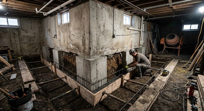 Basement Underpinning in Lafayette, CO