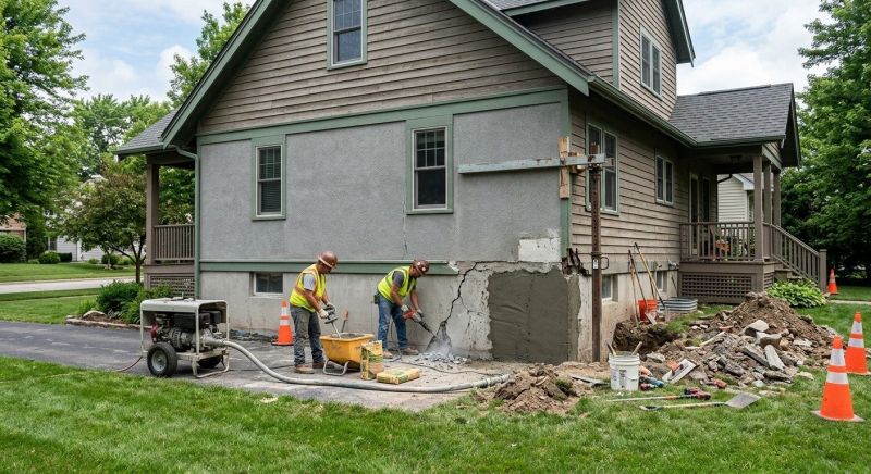 Building Foundation Repair in Berthoud, CO