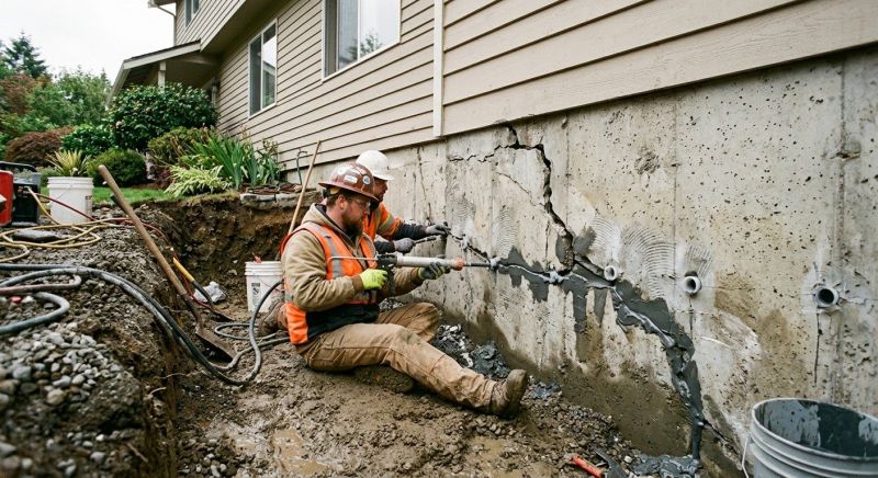 Cracked Foundation Repair in Berthoud, CO