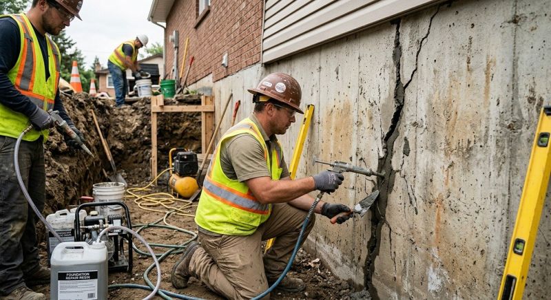 Cracked Foundation Repair in Jamestown, CO