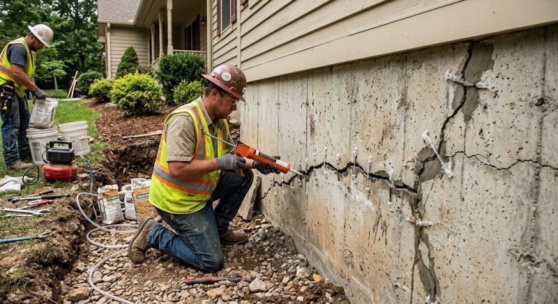Cracked Foundation Repair in Nederland, CO