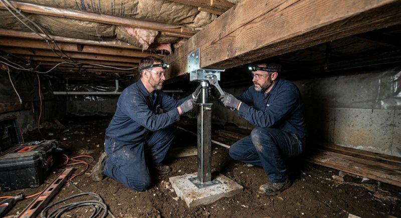 Crawl Space Leveling in Lafayette, CO