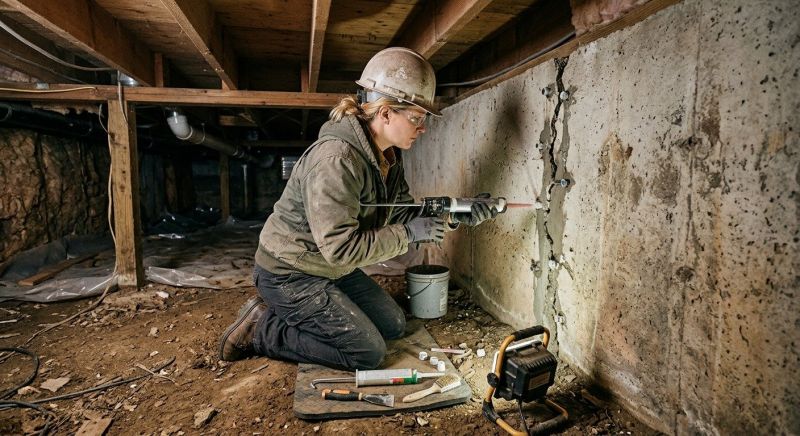 Crawlspace Foundation Repair in Johnstown, CO