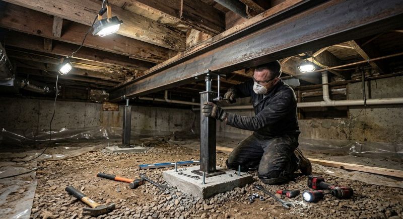 Crawlspace Structural Repair in Lafayette, CO