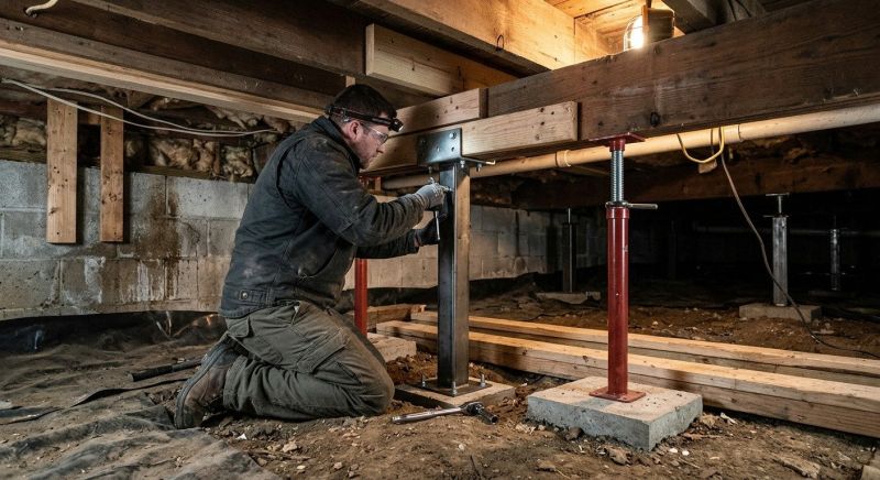 Crawlspace Structural Repair in Lafayette, CO