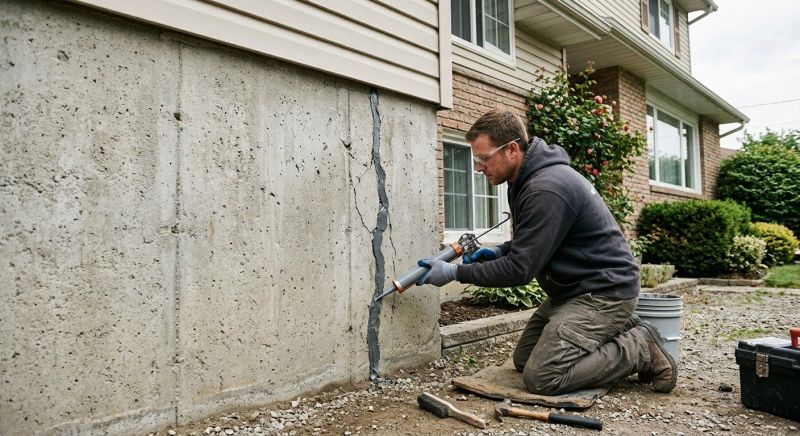 Foundation Crack Sealing in Lafayette, CO