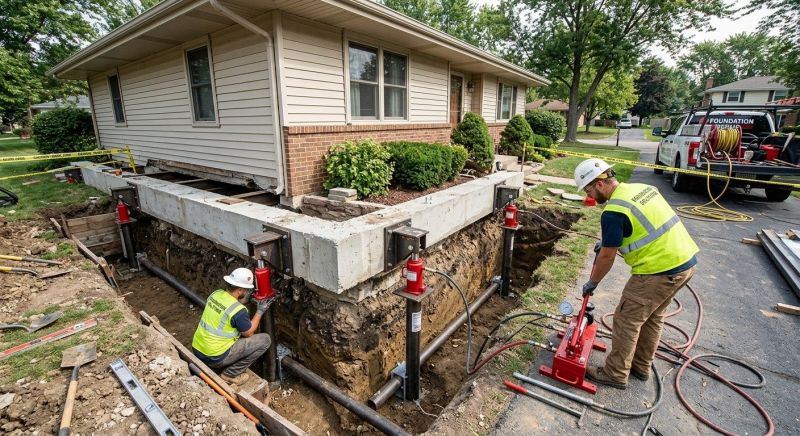 Foundation Jacking in Arvada, CO