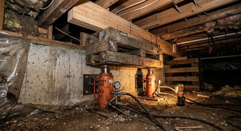 Foundation Jacking in Berthoud, CO
