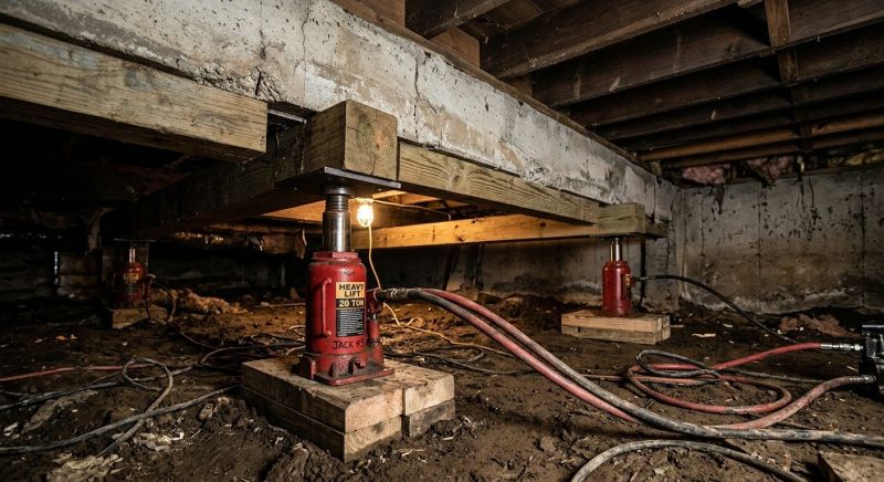 Foundation Jacking in Jamestown, CO