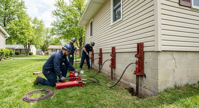 Foundation Jacking in Nederland, CO