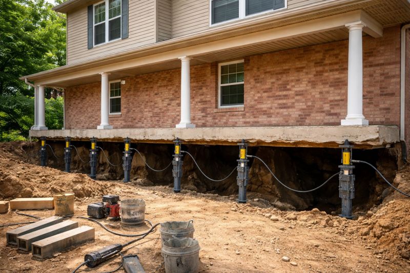 Foundation Jacking in Nederland, CO