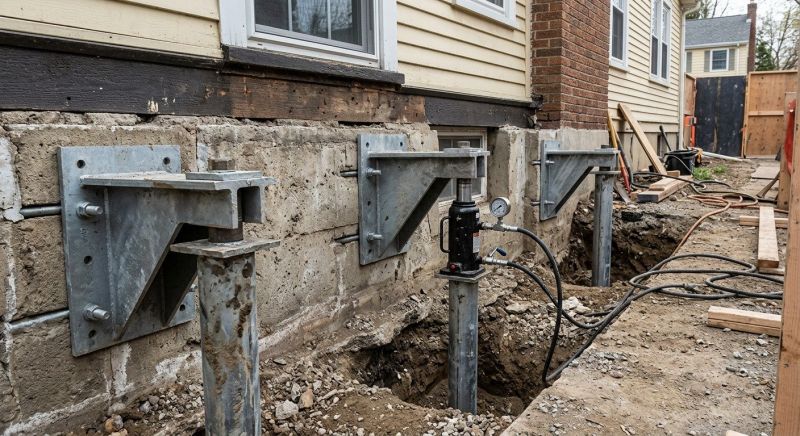 Foundation Pier Leveling in Lafayette, CO