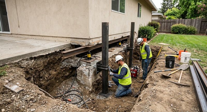 Foundation Pier Repair in Lafayette, CO