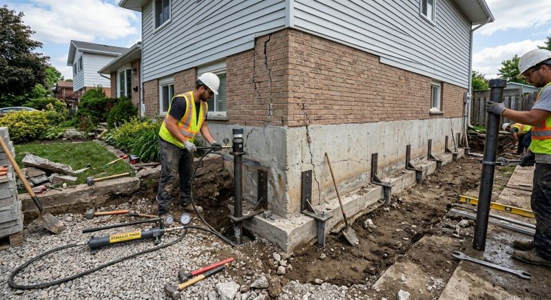 Foundation Stabilizing in Lyons, CO