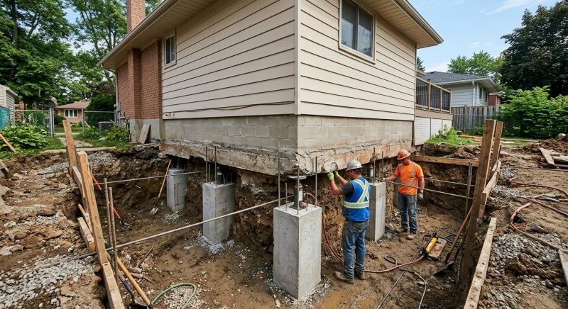 Foundation Underpinning in Lafayette, CO