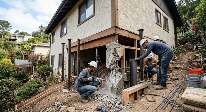 Foundation Underpinning in Lafayette, CO
