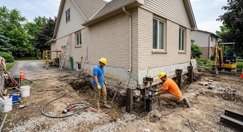 Helical Piers Installation in Lafayette, CO
