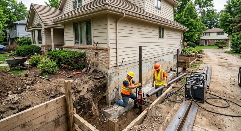House Foundation Repair in Berthoud, CO