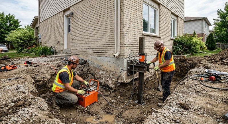 Sinking Foundation Lifting in Lafayette, CO