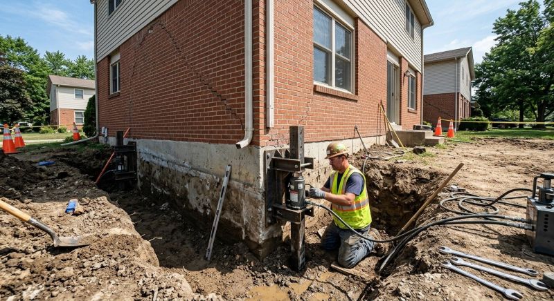 Sinking Foundation Repair in Berthoud, CO