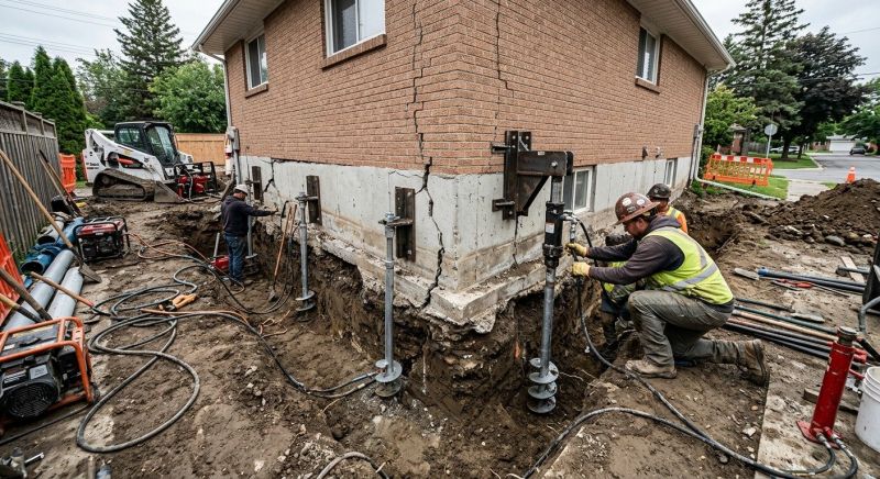 Sinking Foundation Repair in Brighton, CO