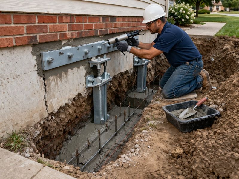 Sinking Foundation Repair in Golden, CO