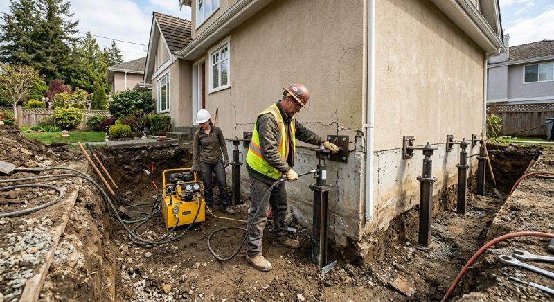 Sinking Foundation Repair in Nederland, CO