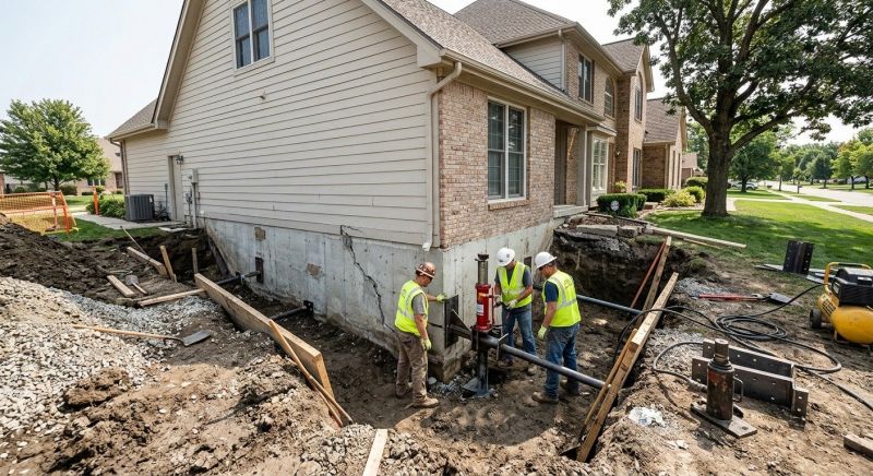 Sinking Foundation Repair in Wheat Ridge, CO